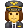Woman Pilot Emoji 👩‍✈️ image - Samsung style