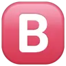 Emoji Negative Squared Latin Capital Lettera B 🅱 image - WhatsApp style