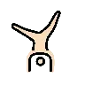 Person Cartwheeling: Light Skin Tone Emoji 🤸🏻 image - OpenMoji style