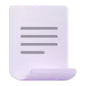 Emoji Pagina con arricciatura 📃 image - Microsoft 3D Fluent style