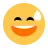 Grinning Face With Sweat