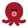 ปลาหมึกยักษ์ Emoji 🐙 image - Tossface style