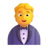 Emoji Uomo in smoking 🤵 image - Microsoft 3D Fluent style