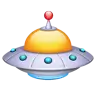 จานบิน Emoji 🛸 image - WhatsApp style
