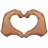 Heart Hands: Medium Skin Tone