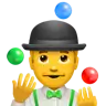 Man Juggling Emoji 🤹‍♂️ image - Apple style