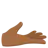 Palm Up Hand: Medium-Dark Skin Tone