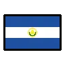 Flag: El Salvador Emoji 🇸🇻 image - OpenMoji style