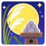 Emoji Cerimonia di osservazione della luna 🎑 image - Google Noto Color style