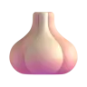 กระเทียม Emoji 🧄 image - Microsoft 3D Fluent style