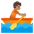 Person Rowing Boat: Medium Skin Tone