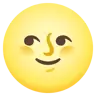 พระจันทร์เต็มดวงกับใบหน้า Emoji 🌝 image - Google Noto Color style