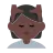 Person Getting Massage: Dark Skin Tone