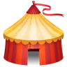 Circus Tent Emoji 🎪 image - WhatsApp style