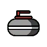 Emoji Curling Stone 🥌 image - OpenMoji style