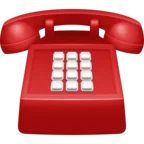 Telephone Emoji ☎ image - Facebook Meta style