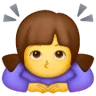 Woman Bowing Emoji 🙇‍♀️ image - Samsung style
