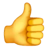 Thumbs Up Sign Emoji 👍 image - Samsung style