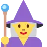 Woman Mage Emoji 🧙‍♀️ image - Twitter / X (Twemoji) style