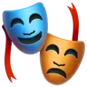 ศิลปะการแสดง Emoji 🎭 image - Apple style