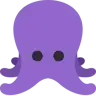 ปลาหมึกยักษ์ Emoji 🐙 image - Twitter / X (Twemoji) style