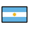 Flag: Argentina Emoji 🇦🇷 image - OpenMoji style
