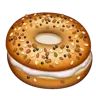 Bagel Emoji 🥯 image - WhatsApp style