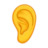 Ear Emoji 👂 image - Telegram style