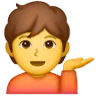 Préposé à un kiosque d’information Emoji 💁 image - Samsung style