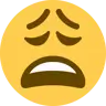 Emoji Faccia stanca 😩 image - Twitter / X (Twemoji) style