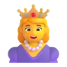 Эмодзи Принцесса 👸 image - Microsoft 3D Fluent style