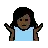 Woman Shrugging: Dark Skin Tone