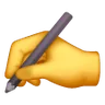 Writing Hand Emoji ✍ image - Samsung style