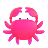 Emoji Granchio 🦀 image - Microsoft 3D Fluent style