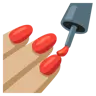 Nail Polish: Medium-Light Skin Tone Emoji 💅🏼 image - Google Noto Color style