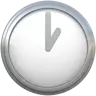Emoji Clock Face One Oclock 🕐 image - Apple style