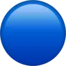 Emoji Cerc albastru mare 🔵 image - Apple style