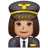 Woman Pilot: Medium Skin Tone
