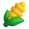 Ucho Kukurydzy Emoji 🌽 image - Microsoft 3D Fluent style