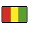 Flag: Guinea Emoji 🇬🇳 image - OpenMoji style