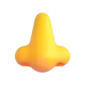 จมูก Emoji 👃 image - Microsoft 3D Fluent style