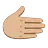 Rightwards Hand: Medium-Light Skin Tone