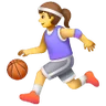 Woman Bouncing Ball Emoji ⛹️‍♀️ image - Samsung style