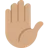 Raised Hand: Medium Skin Tone