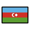 Flag: Azerbaijan Emoji 🇦🇿 image - OpenMoji style