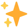 Sparkles Emoji ✨ image - Twitter / X (Twemoji) style