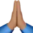 Folded Hands: Medium Skin Tone