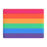 Rainbow Flag Emoji 🏳️‍🌈 image - Microsoft 3D Fluent style