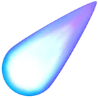 Comet Emoji ☄ image - Facebook Meta style