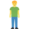 Man Standing Emoji 🧍‍♂️ image - Twitter / X (Twemoji) style